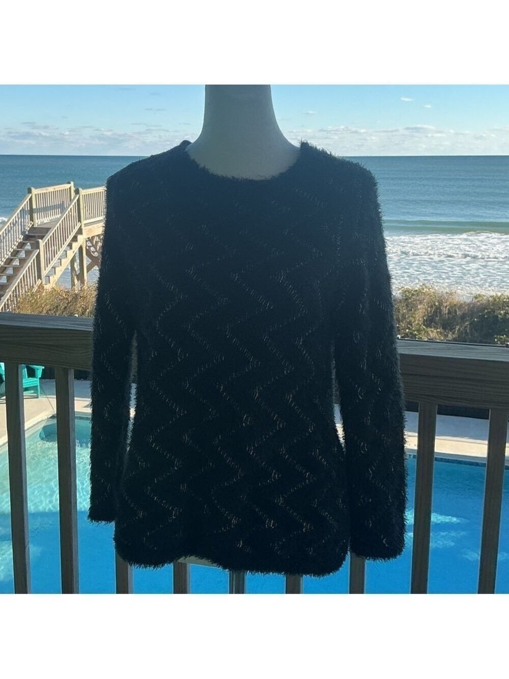 Chico's Textured Holiday Sweater - Picture 2 of 12